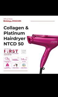 dryer pink tescom ntcd50 ntcd 50 collagen ion rambut lembut