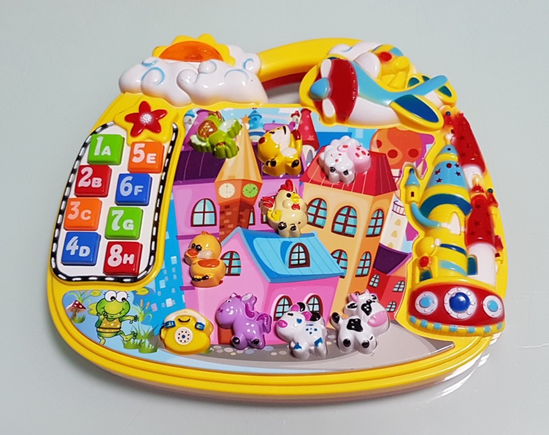 Animal Button Electronics Electronic push buttons animal sounds and numbers, Babies & Kids ...