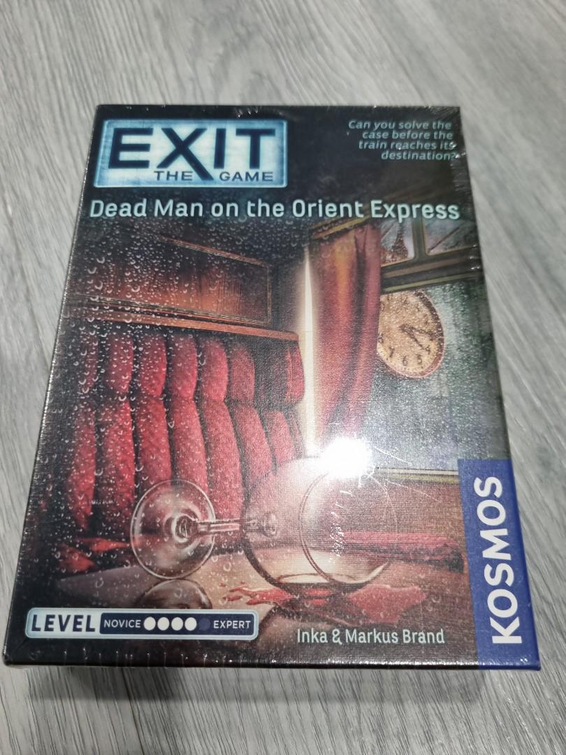 EXIT Dead Man on the Orient Express - Board Game - Escape Room - BNIS,  Hobbies & Toys, Toys & Games on Carousell