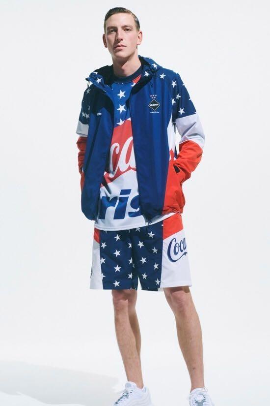 FCRB Coca-Cola Multi Pattern Shorts, 男裝, 褲＆半截裙, 短褲- Carousell