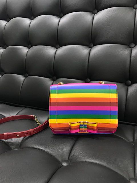 Salvatore ferragamo rainbow bag sales