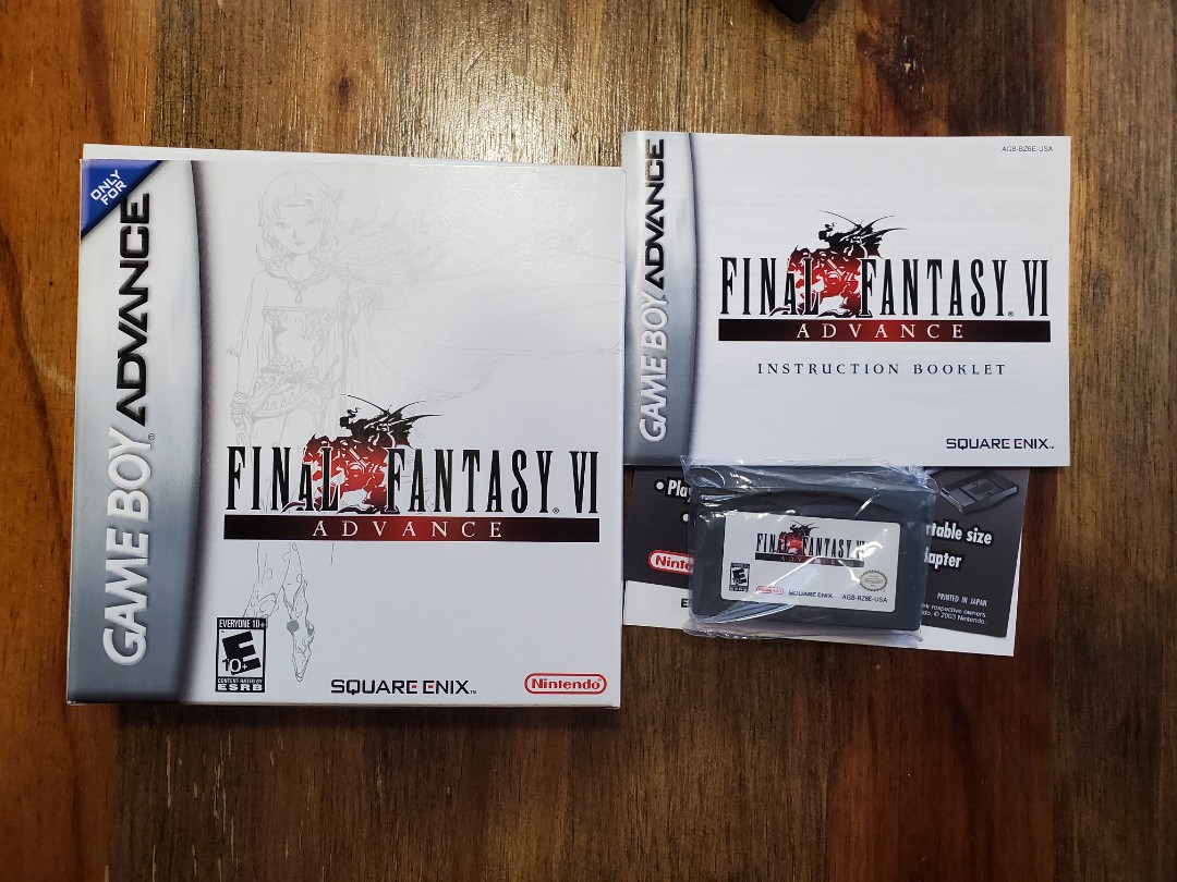 Final Fantasy VI - Gameboy Advance GBA, 電子遊戲, 電子遊戲, Nintendo 任天堂