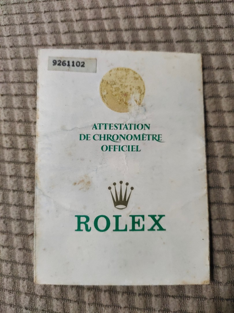 Certificazione rolex new arrivals