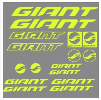 GIANT Rack Sticker for Road bike MTB Mountain Bike cycling Frame paint ...