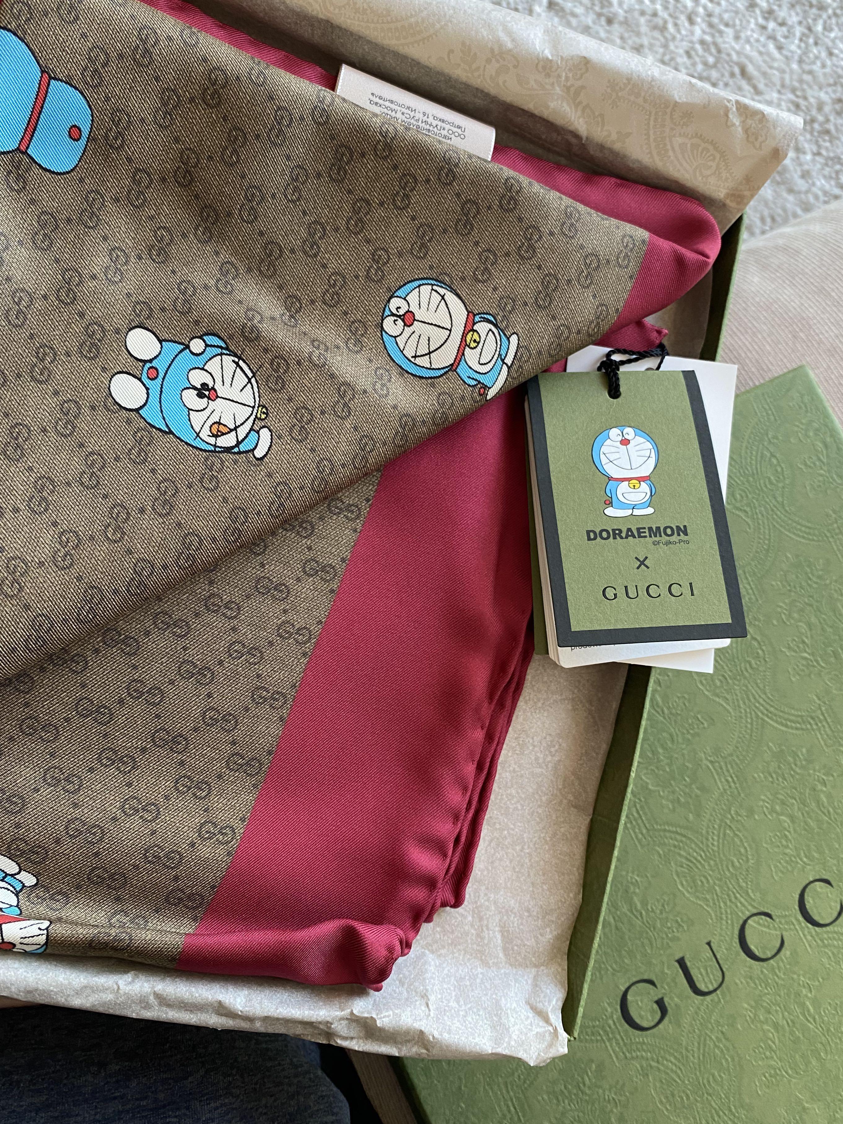 doraemon gucci scarf