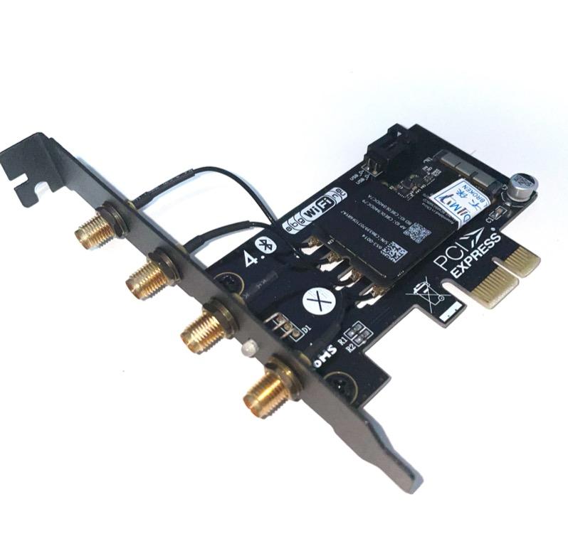 Hackintosh PCIe Wifi Bluetooth Adapter with original Apple iMac Wifi