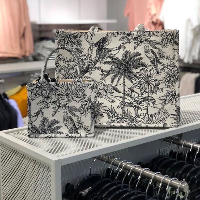 H&m tote shop bag canvas
