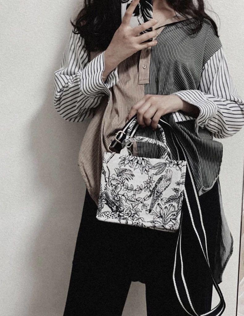 H&M Canvas Tote Bag, Women's Fashion, Bags & Wallets, Tote Bags on