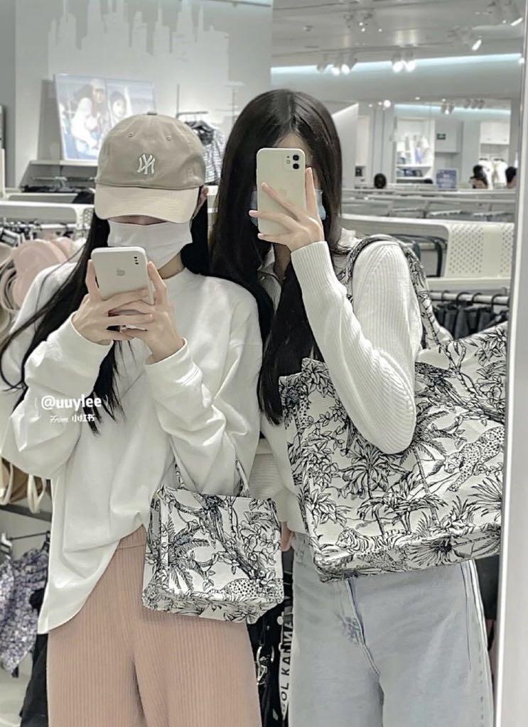 H&M Canvas Tote Bag, Women's Fashion, Bags & Wallets, Tote Bags on