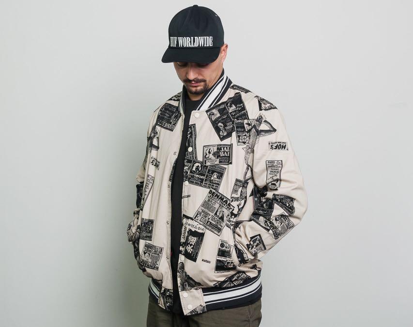 HUF PEEP SHOW VARSITY JACKET