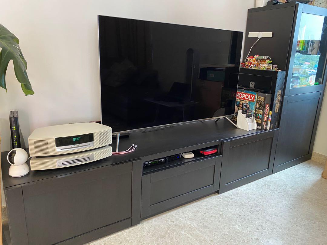 IKEA & TV console, Furniture & Home Living, Furniture, Shelves