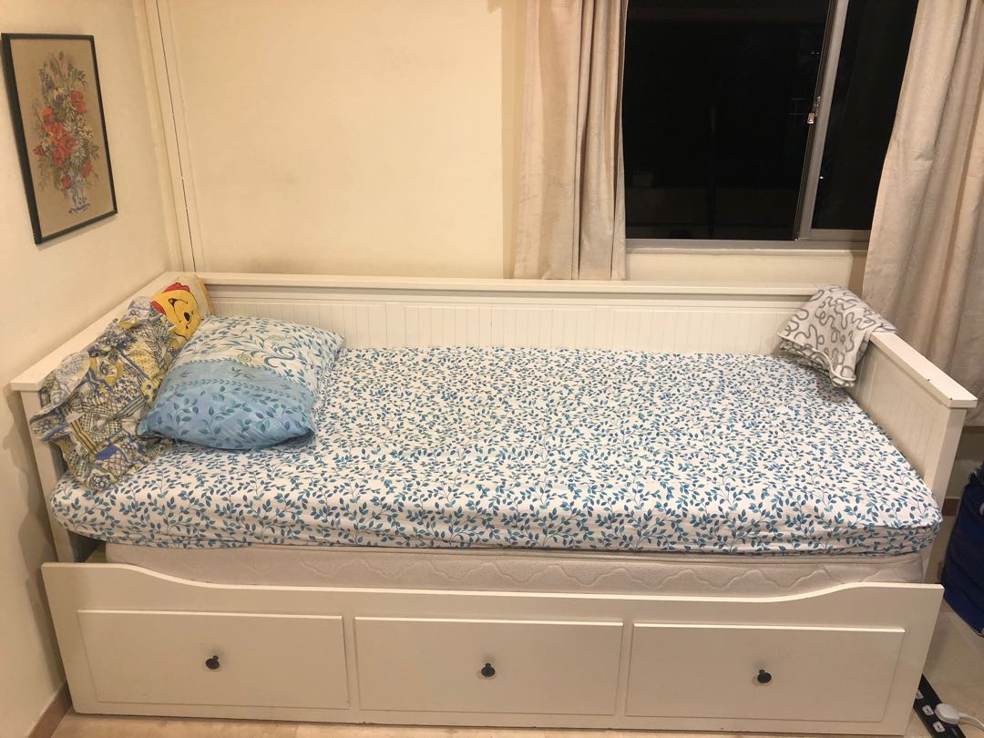 IKEA Day Bed with Mattress for 200 only! , Furniture & Home Living