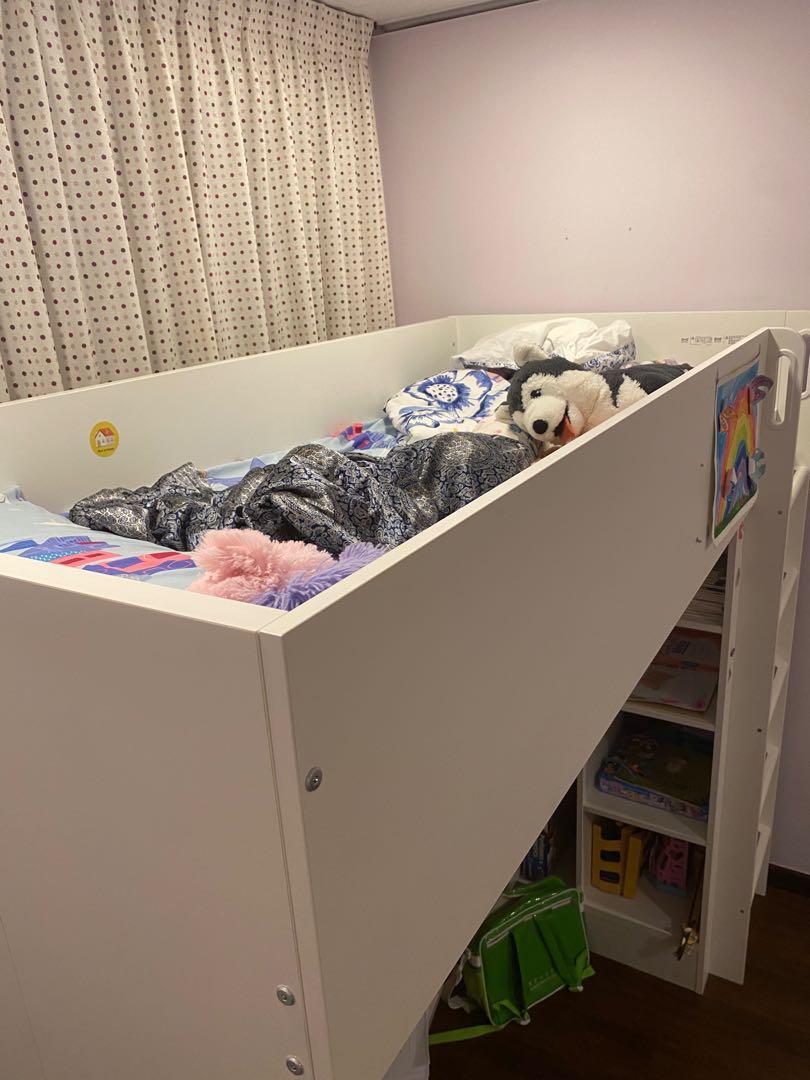 Ikea Smastad Loft / Bunk Bed, Furniture & Home Living, Furniture, Bed