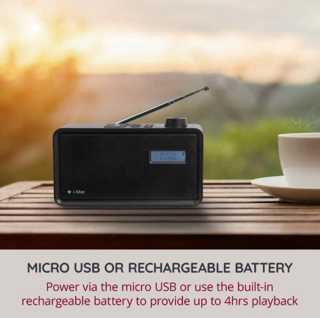iStar Rechargeable PORTABLE DAB/FM RADIO, Audio, Portable Music Players on Carousell