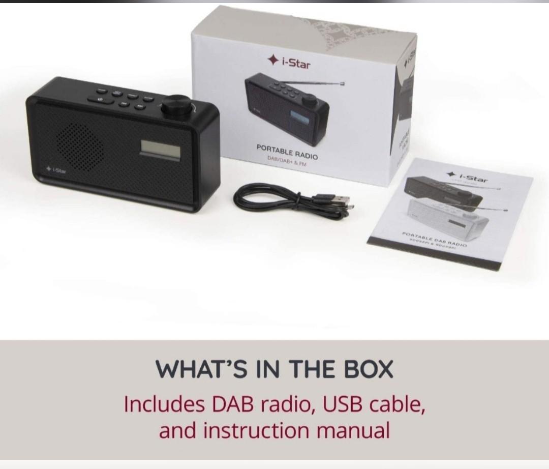 iStar Rechargeable PORTABLE DAB/FM RADIO, Audio, Portable Music Players on Carousell