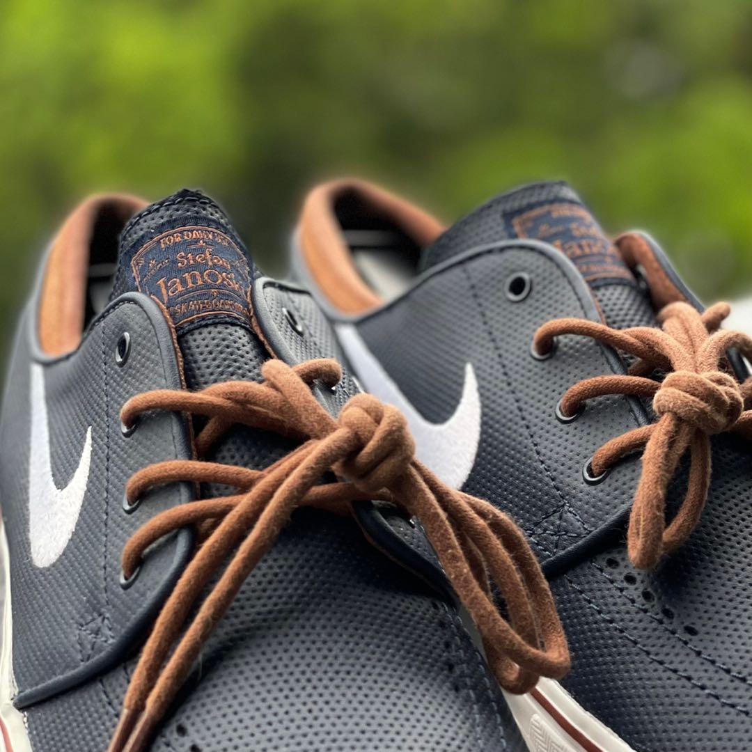 Janoski Obsidian Leather Men s Fashion Footwear Sneakers on