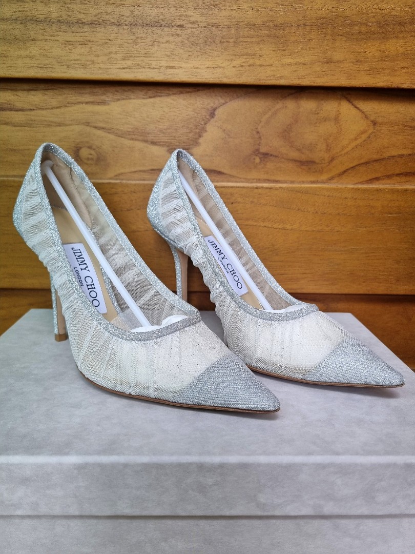 Jimmy Choo Love 100 Fine Glitter Heel