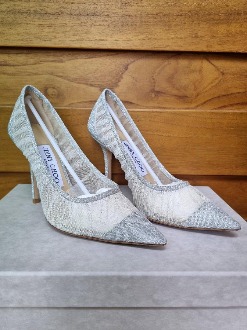 Jimmy Choo Love 100 Fine Glitter Heel