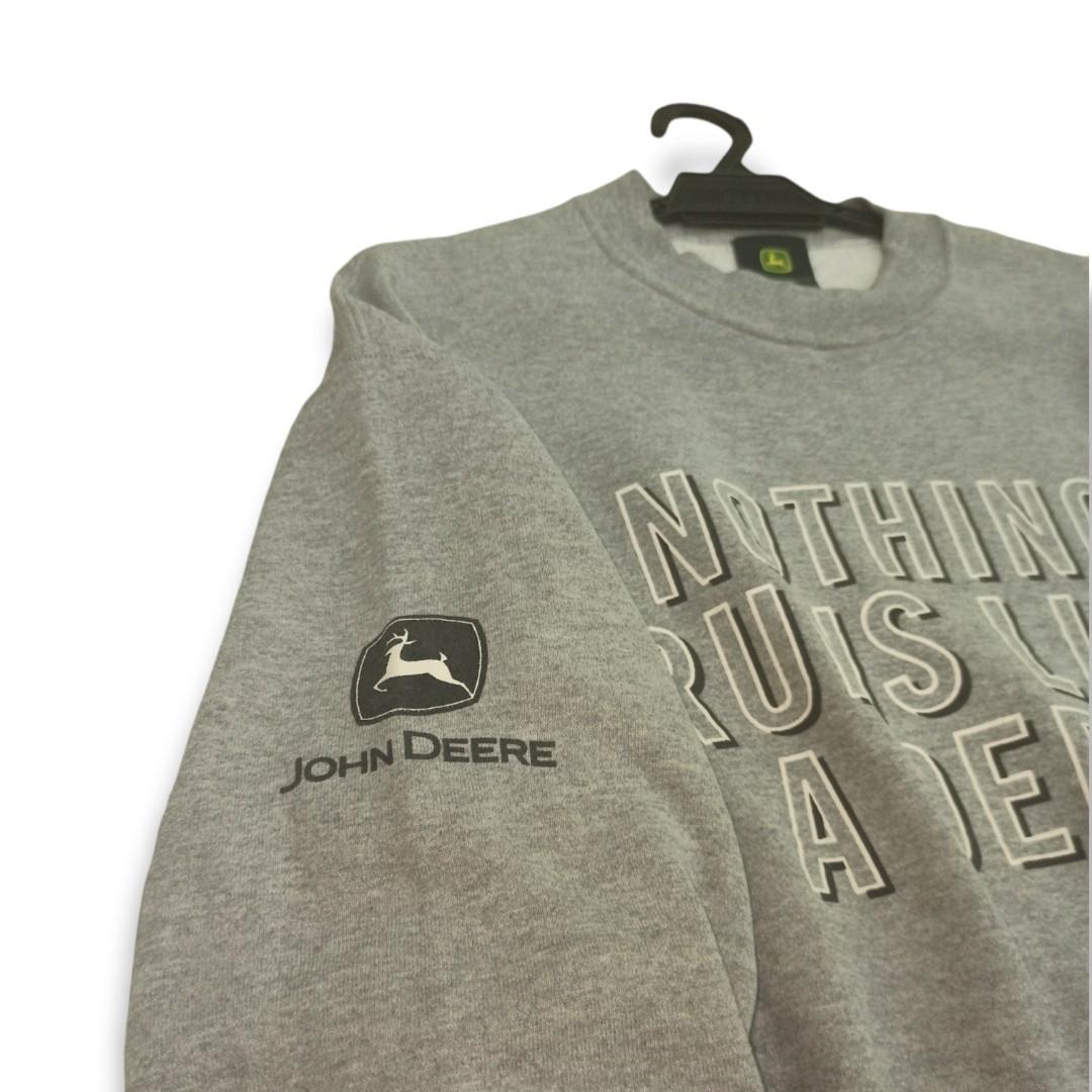 John Deere Jerzees Crewneck Sweatshirt L Men s Fashion Tops