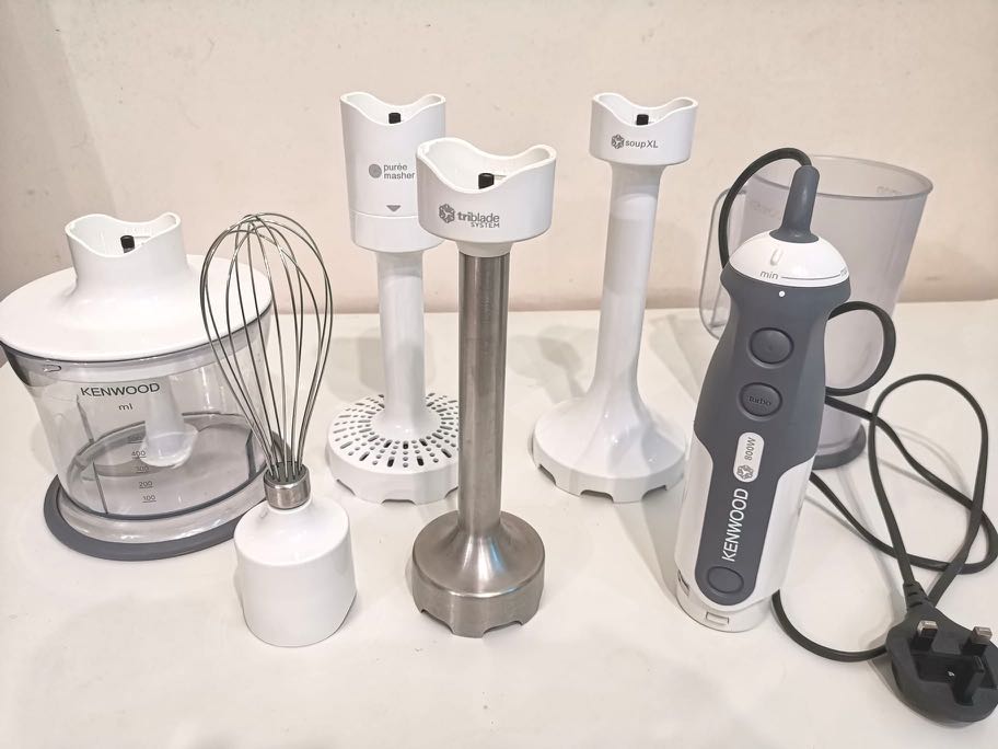 Kenwood Triblade Hand Blender HDP406WH, TV & Home Appliances, Kitchen