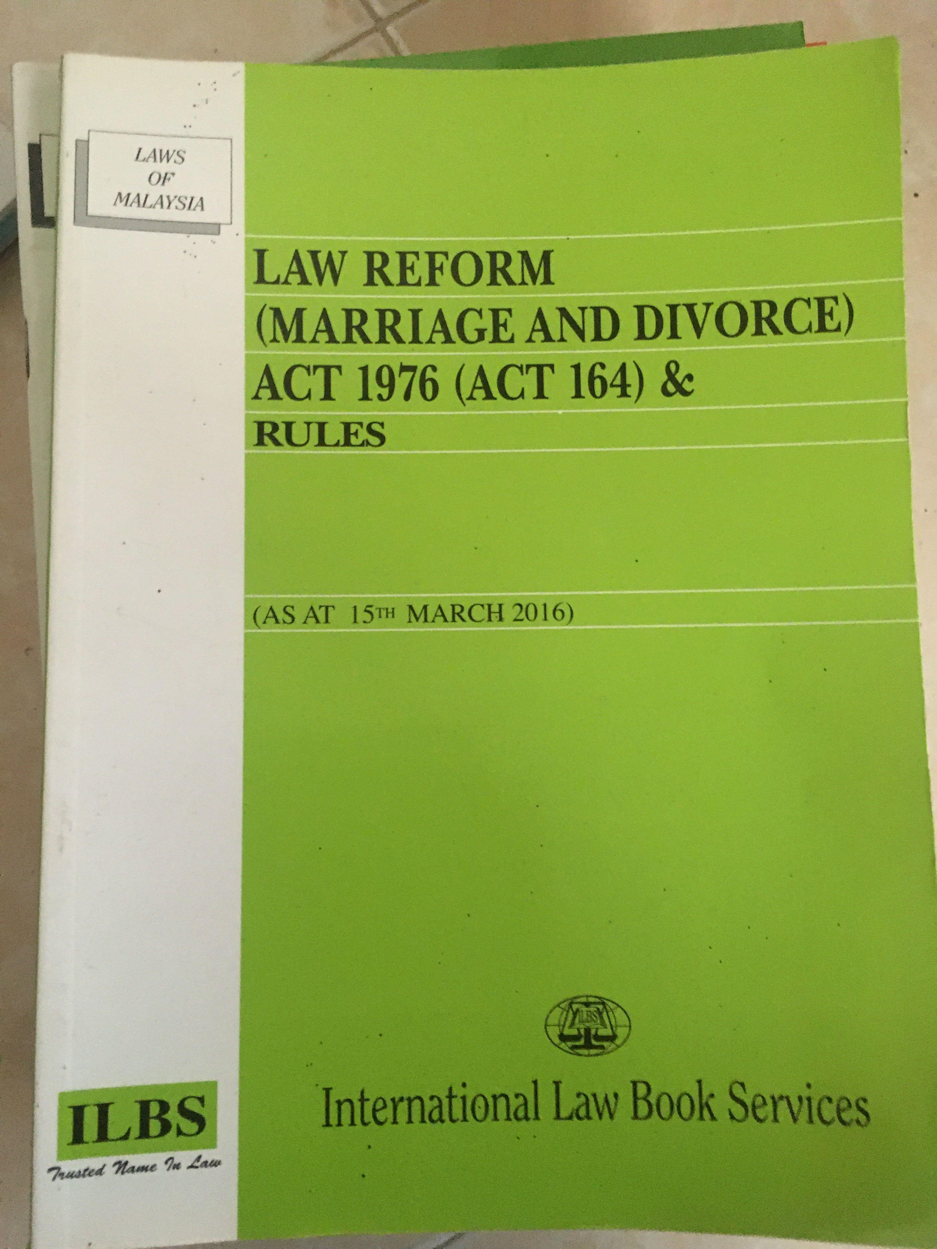 law reform act, Hobbies & Toys, Books & Magazines, Textbooks on Carousell