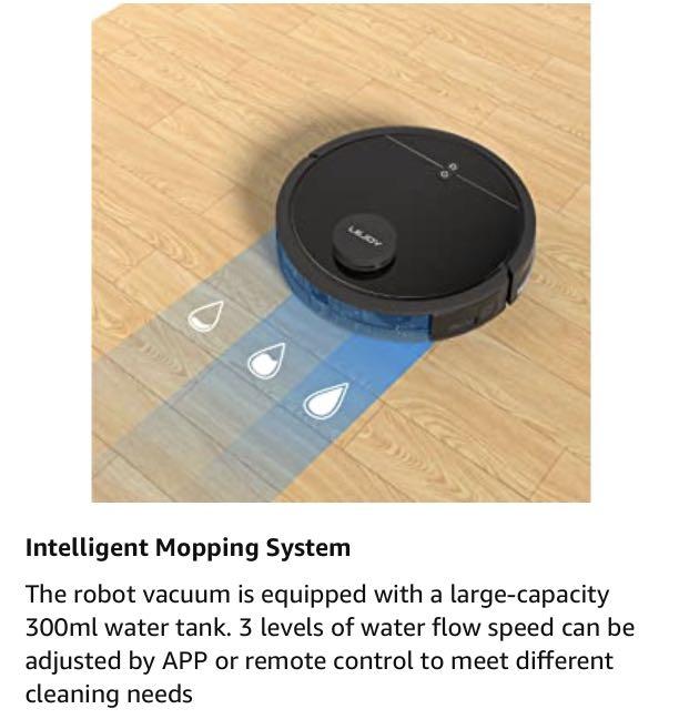 LeJoy LD20 Robot Vacuum/Mop Top Rank, TV & Home Appliances, Vacuum