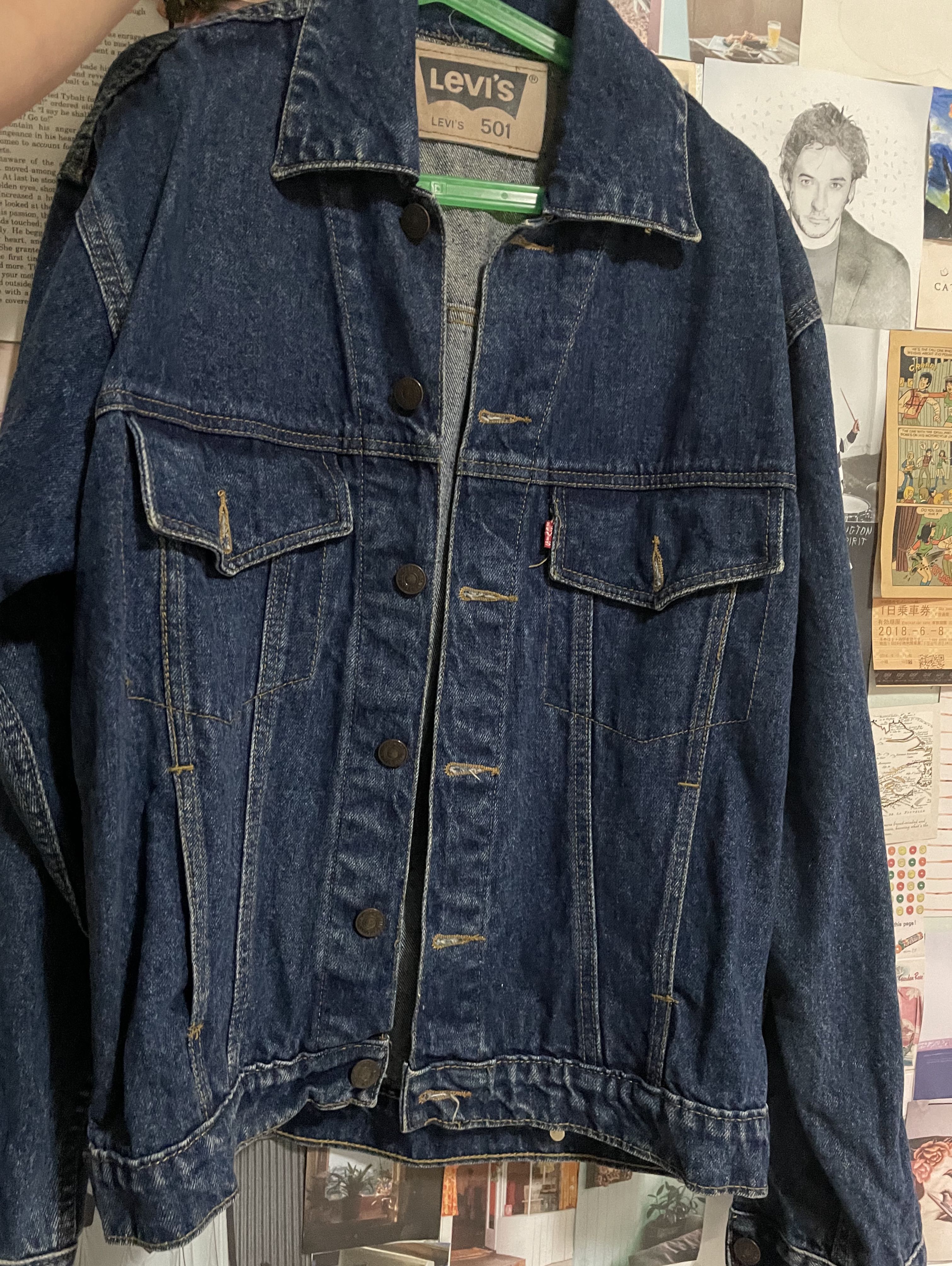 Levi's 501 jean jacket, Men's Fashion, Coats, Jackets and Outerwear on  Carousell