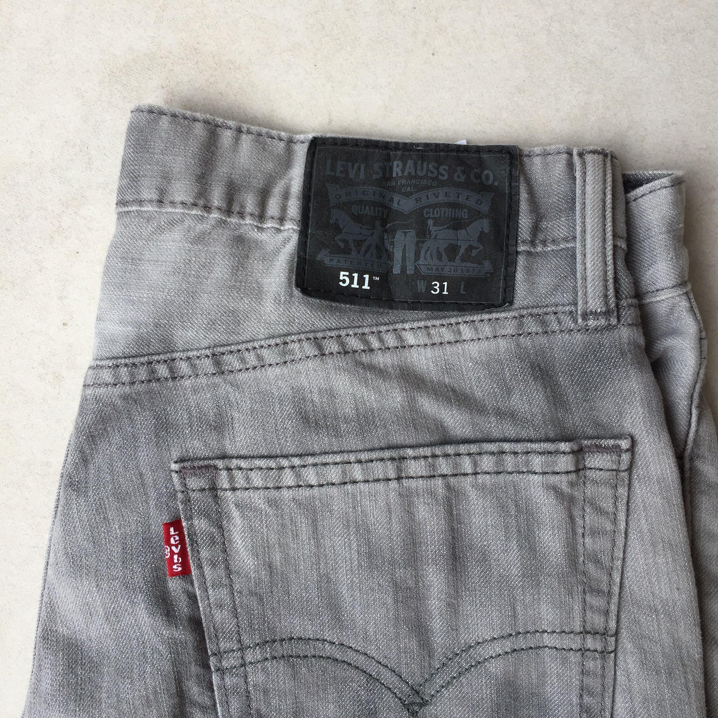 Levi s 511 Denim Gray Shorts for Men Men s Fashion Bottoms