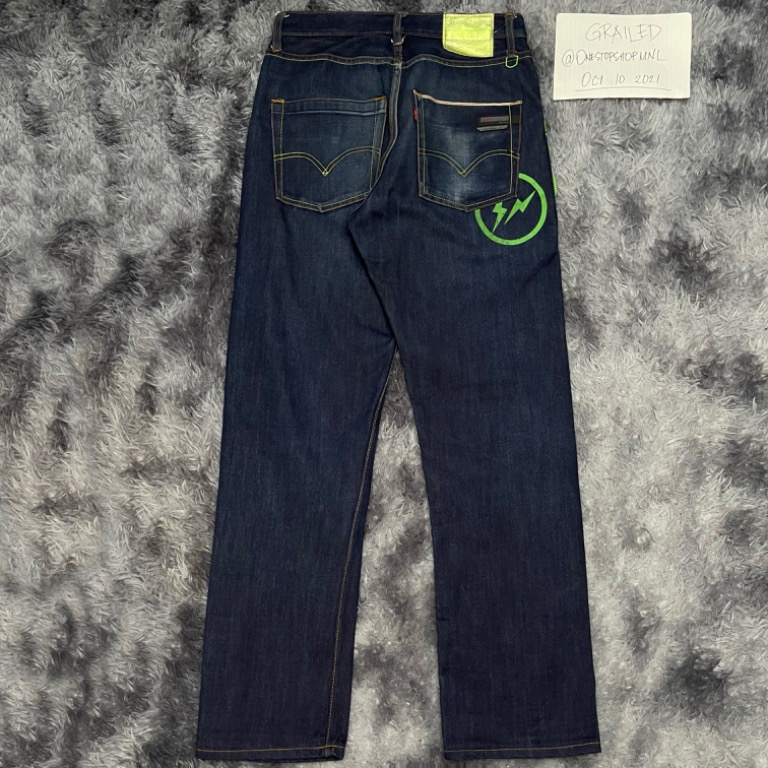 Levis x Fragment Design Jeans, Men's Fashion, Bottoms, Jeans on Carousell