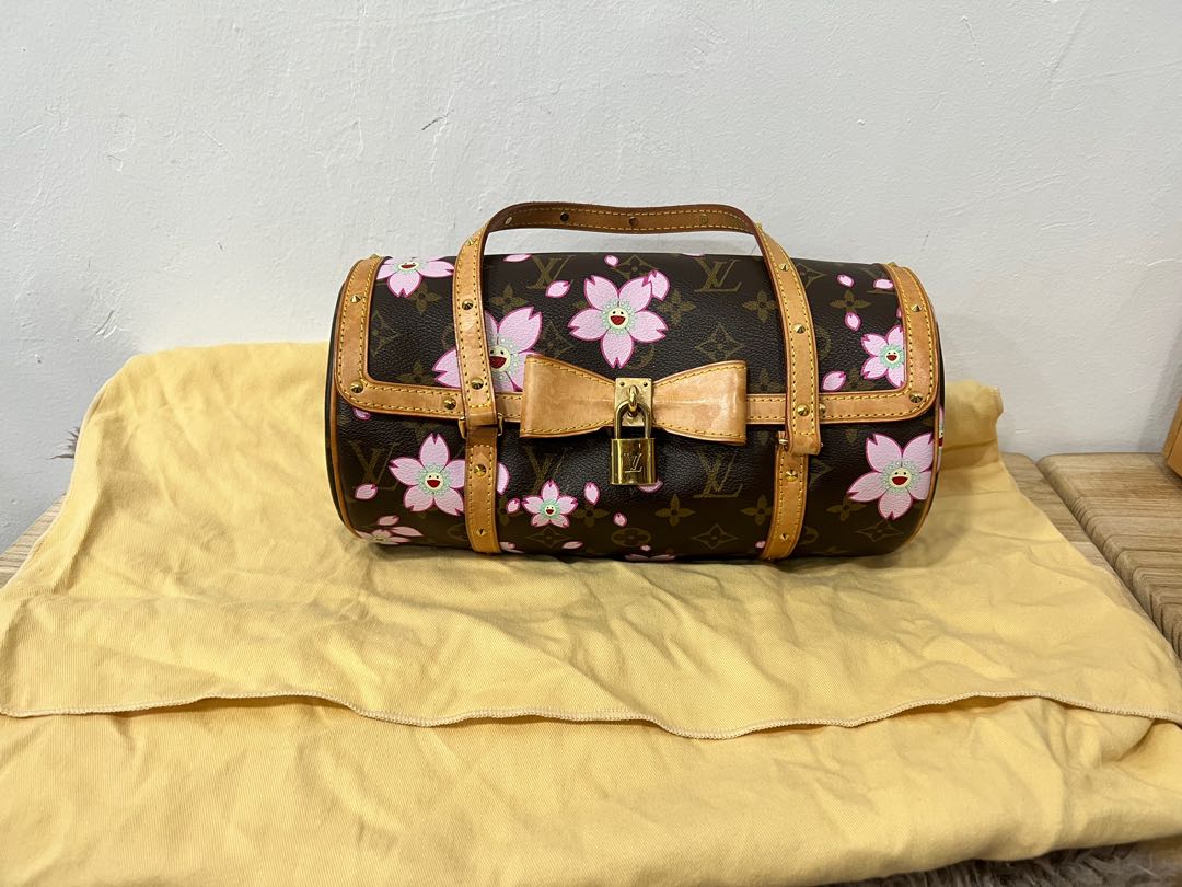 Louis Vuitton Monogram Canvas Limited Edition Cherry Blossom Papillon Bag Louis  Vuitton