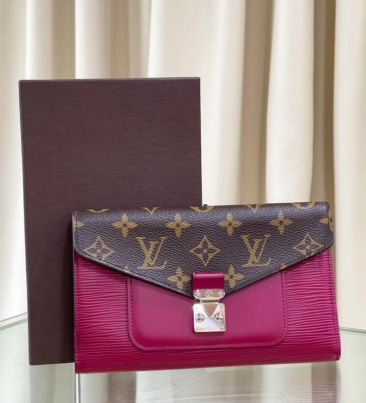 Brown Louis Vuitton Monogram Epi Marie-Rose Wallet