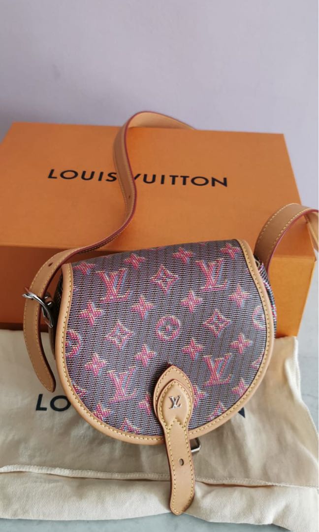 Louis Vuitton Tambourin Damier Monogram LV Pop Pink in Calf Leather with  Silver-tone - US