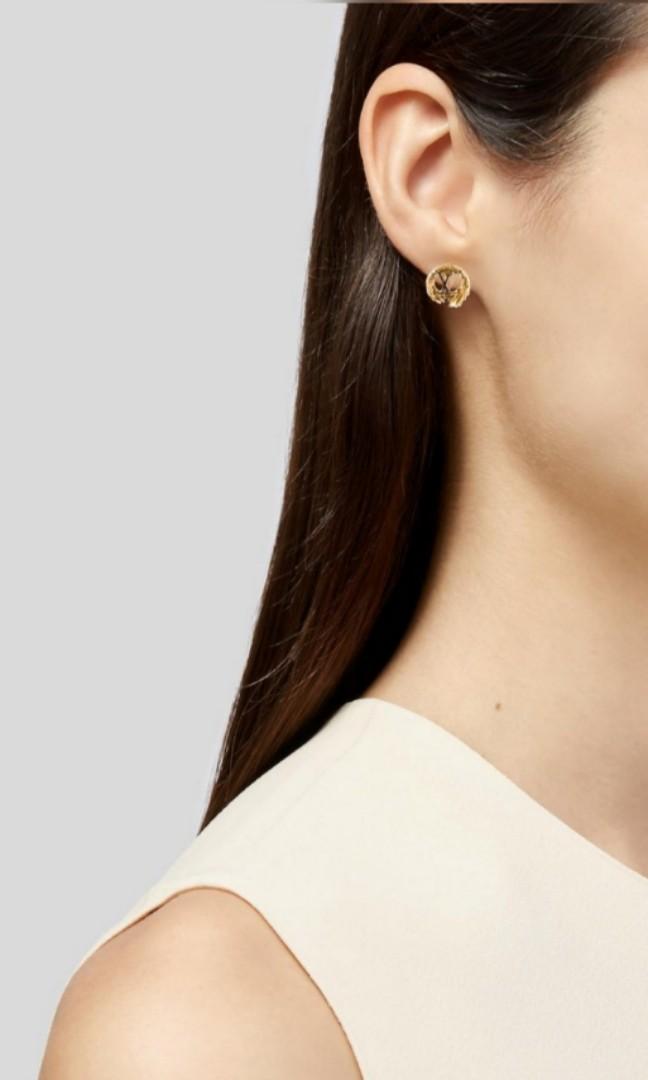LV angel wings earrings