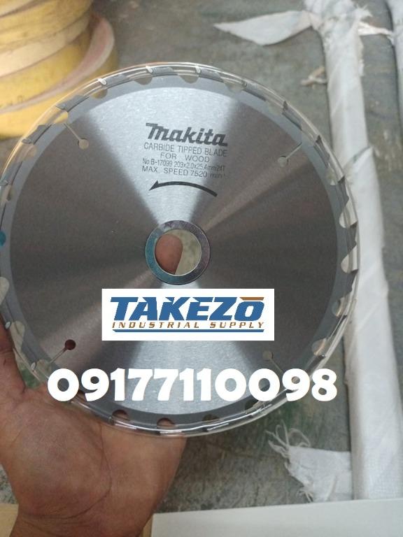 Makita Circular Saw Blade (Category: Construction Tools & Equipment) located in Manila. Submitted by joeyroque09 (Listing ID 1120641662, Image 3). Description: 8", 24 teeth Contact 09177110098 for FAST TRANSACTIONS. ______ Location: Mayhaligue St. Abad Santos Manila Waze: Takezo Industrial Supply (Landmark: Uno High School) 126 Medicion 2B Imus Cavite Waze: Takezo Industrial Supply (Landmark: Sea Oil).