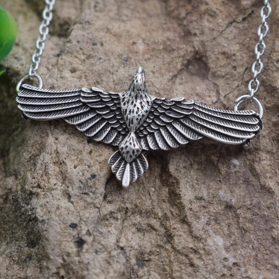 Mens eagle shop pendant necklace