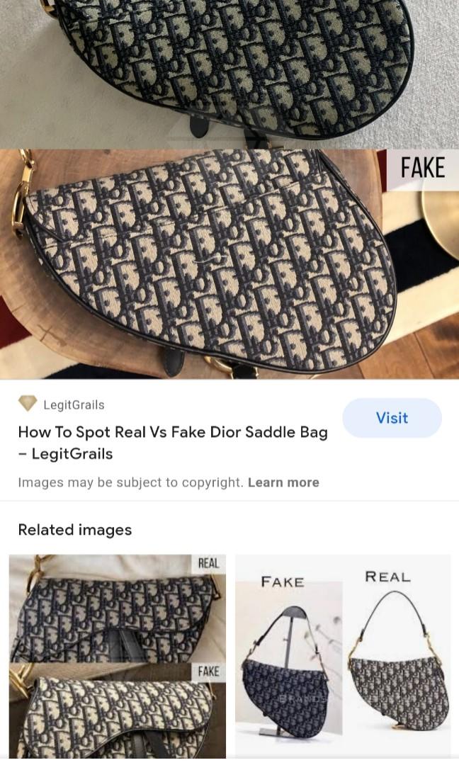 How To Spot Real Vs Fake Dior Saddle Bag – LegitGrails