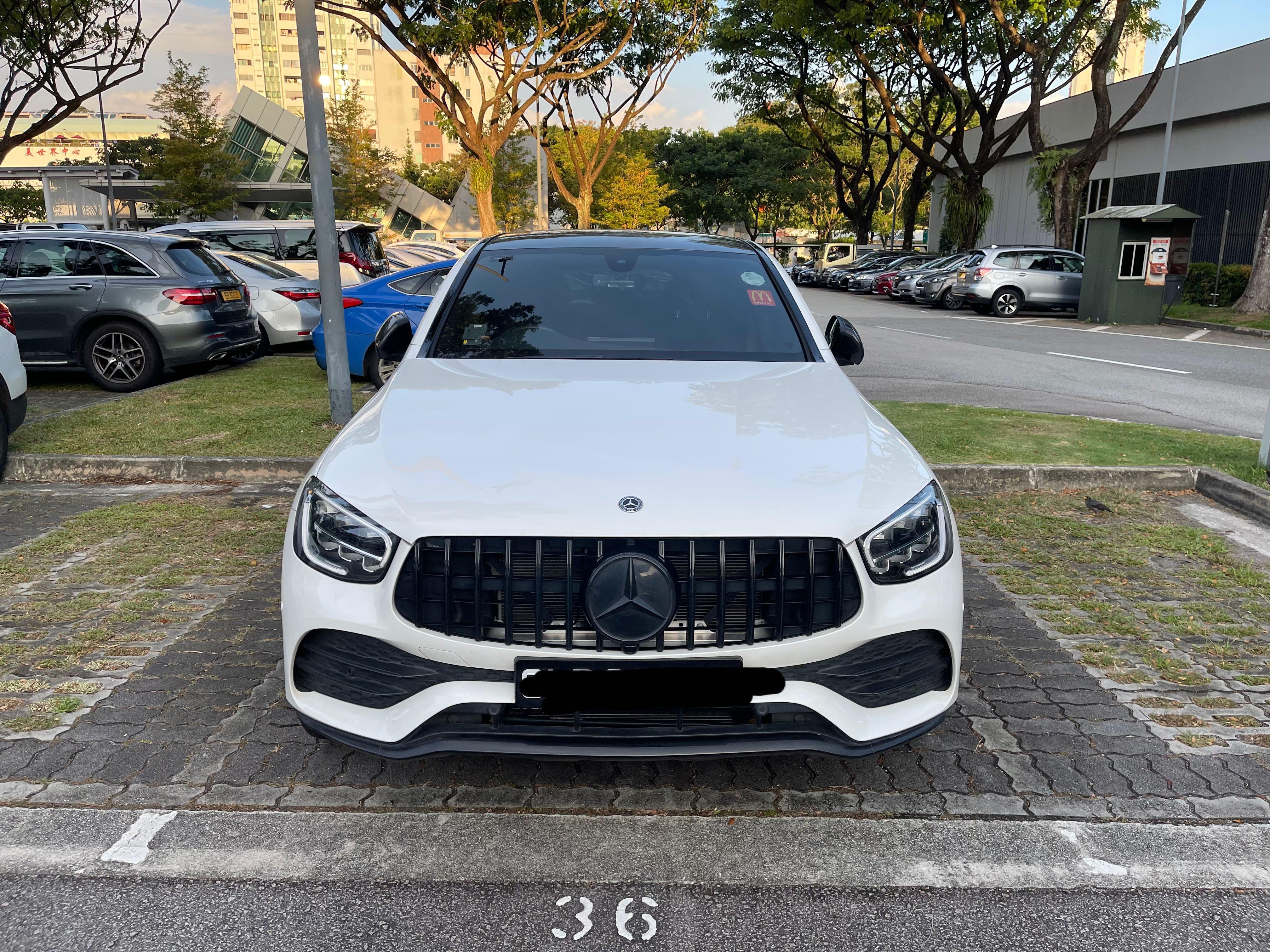 Mercedes-Benz AMG GLC-Class Coupe Mild hybrid 2020 Auto (Category: Used Cars) located in Singapore. Submitted by ja5on (Listing ID 1120622839, Image 1). Description: Glc300 coupe mild hybrid. Pearl rainbow wrap Come with 64 ambient light, keyless go and kick boot No consignment, direct seller.