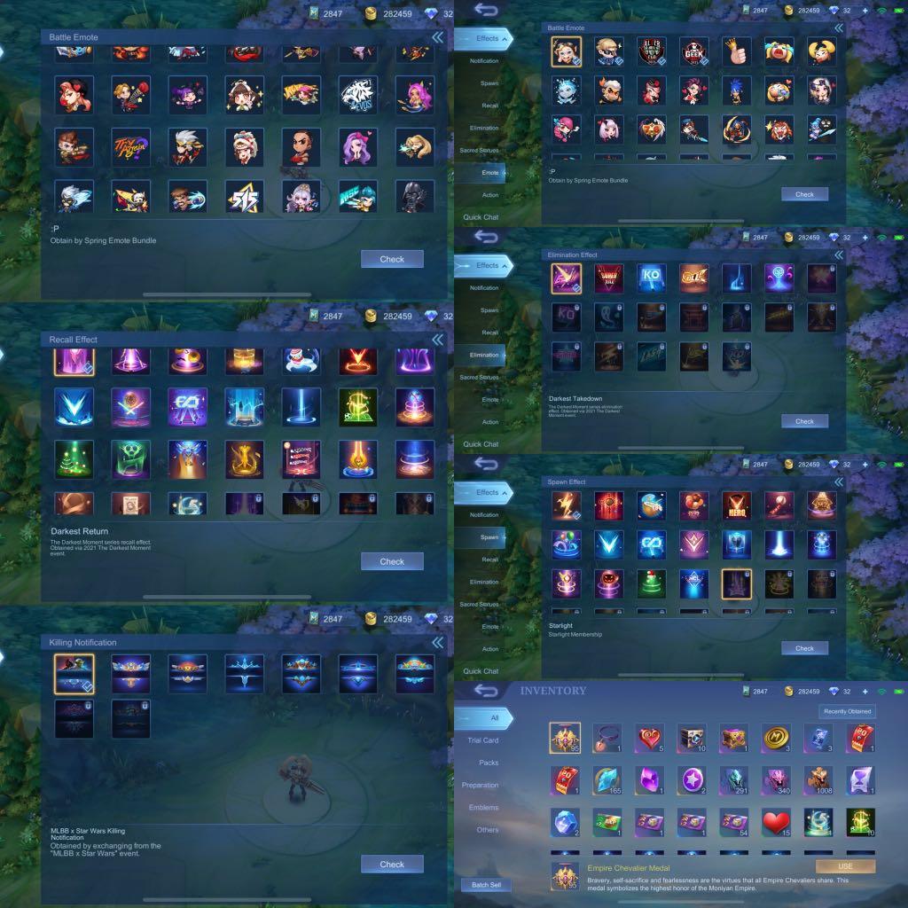 Ml Account ( 202 skins total, kof epic skins) Johnson transformer skin