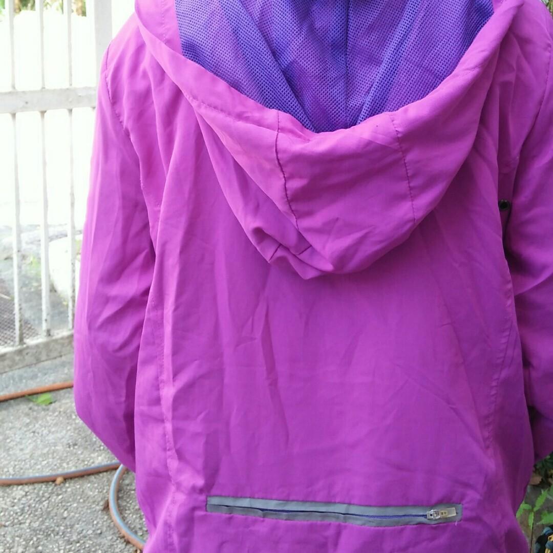 Neon Purple Windbreaker, Women's 