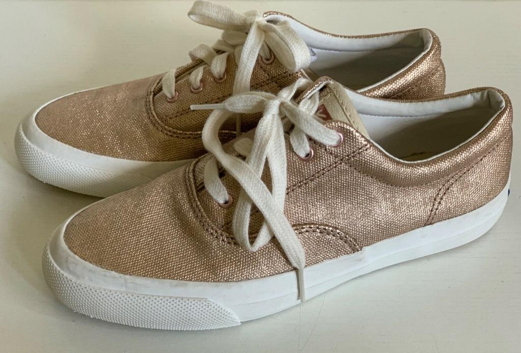 NEW KEDS ANCHOR MATTE BRUSHED METALLIC ROSE GOLD SHOES SNEAKERS 6 36 SALE Women s Fashion Footwear Sneakers on Carousell