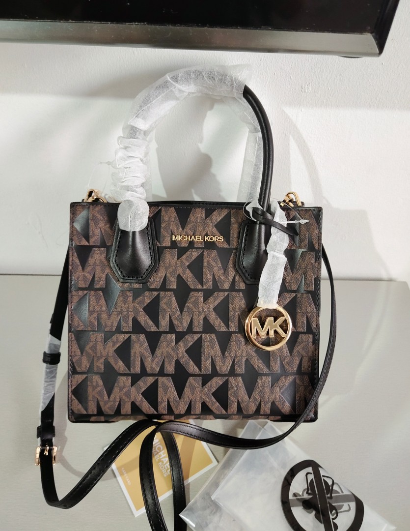 michael kors mercer medium black