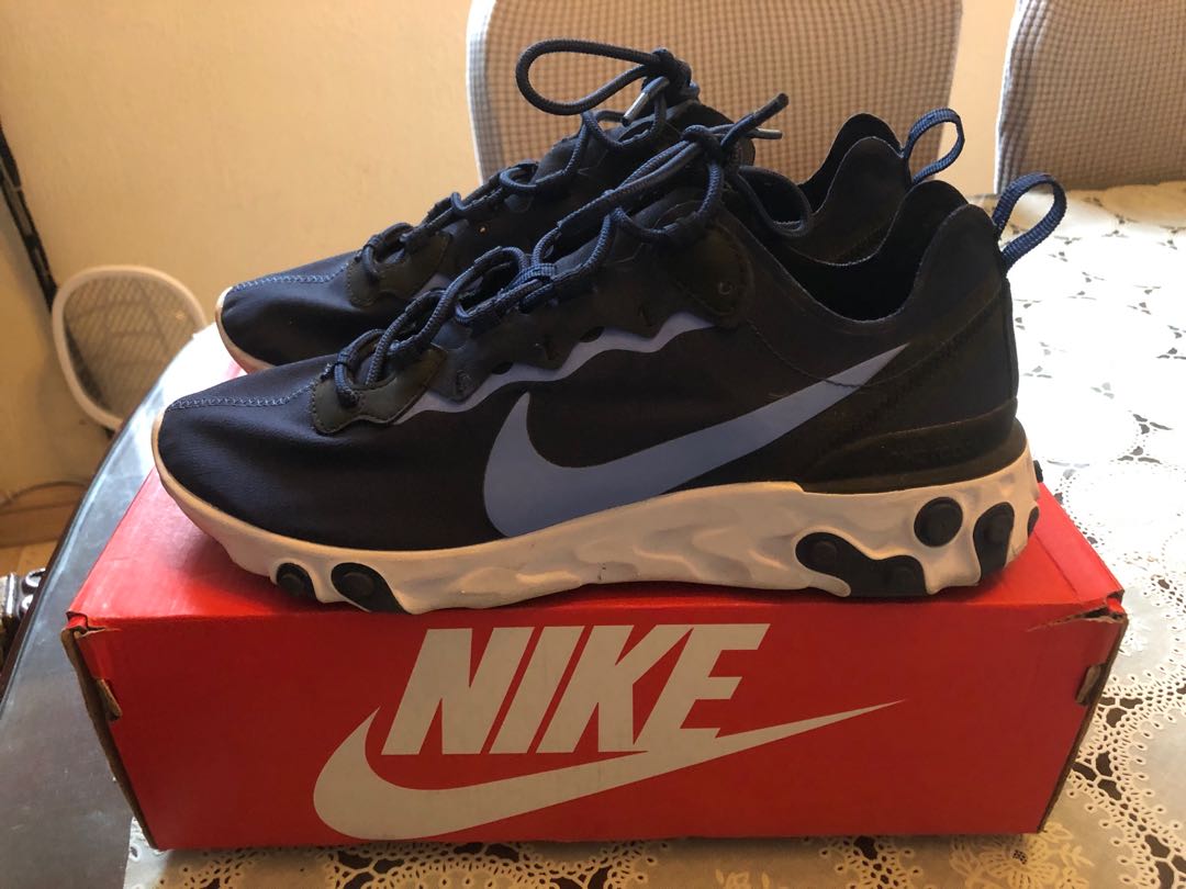 Nike React Element 55 Size 9.5 Men s Fashion Footwear Sneakers on Carousell