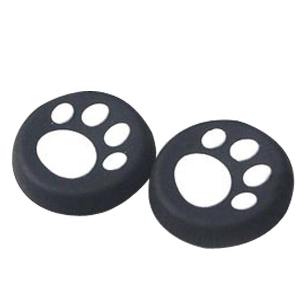 Nintendo switch thumb grips black and white kitty paw Video