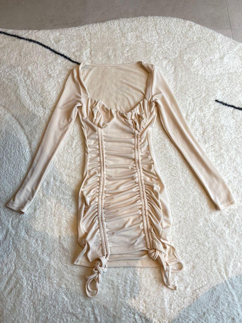 Sheer see through 2025 mini dress
