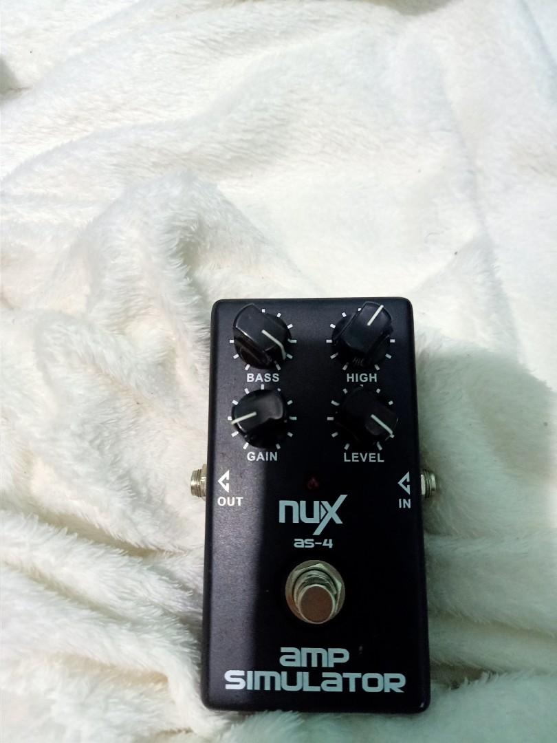 NUX AS4 Amp Simulator Guitar Pedal, Hobbies & Toys, Music & Media