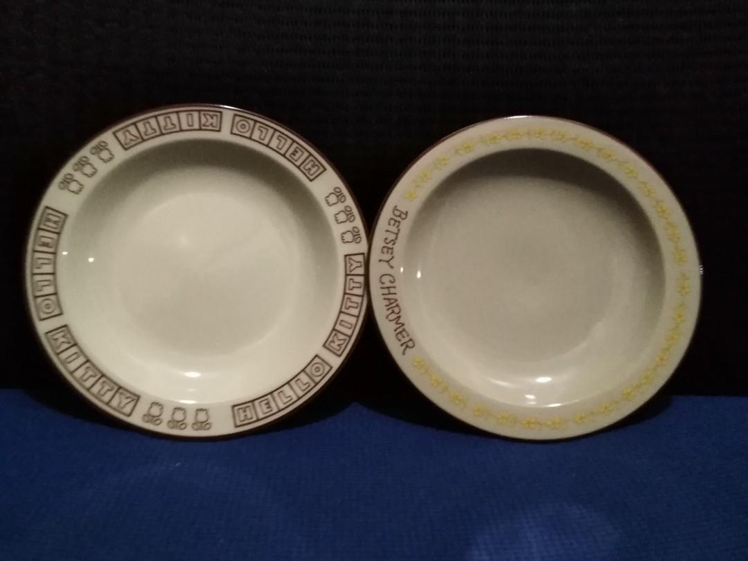 Original Sanrio Hello kitty saucers (Category: Dinnerware & Cutlery) located in Bacoor. Submitted by roxd_everything (Listing ID 1120717944, Image 1). Description: .