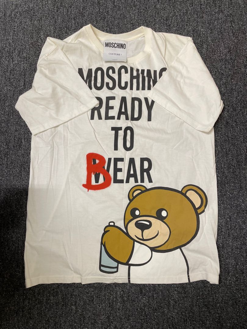 Oversized Moschino bear t shirt tee 衫 