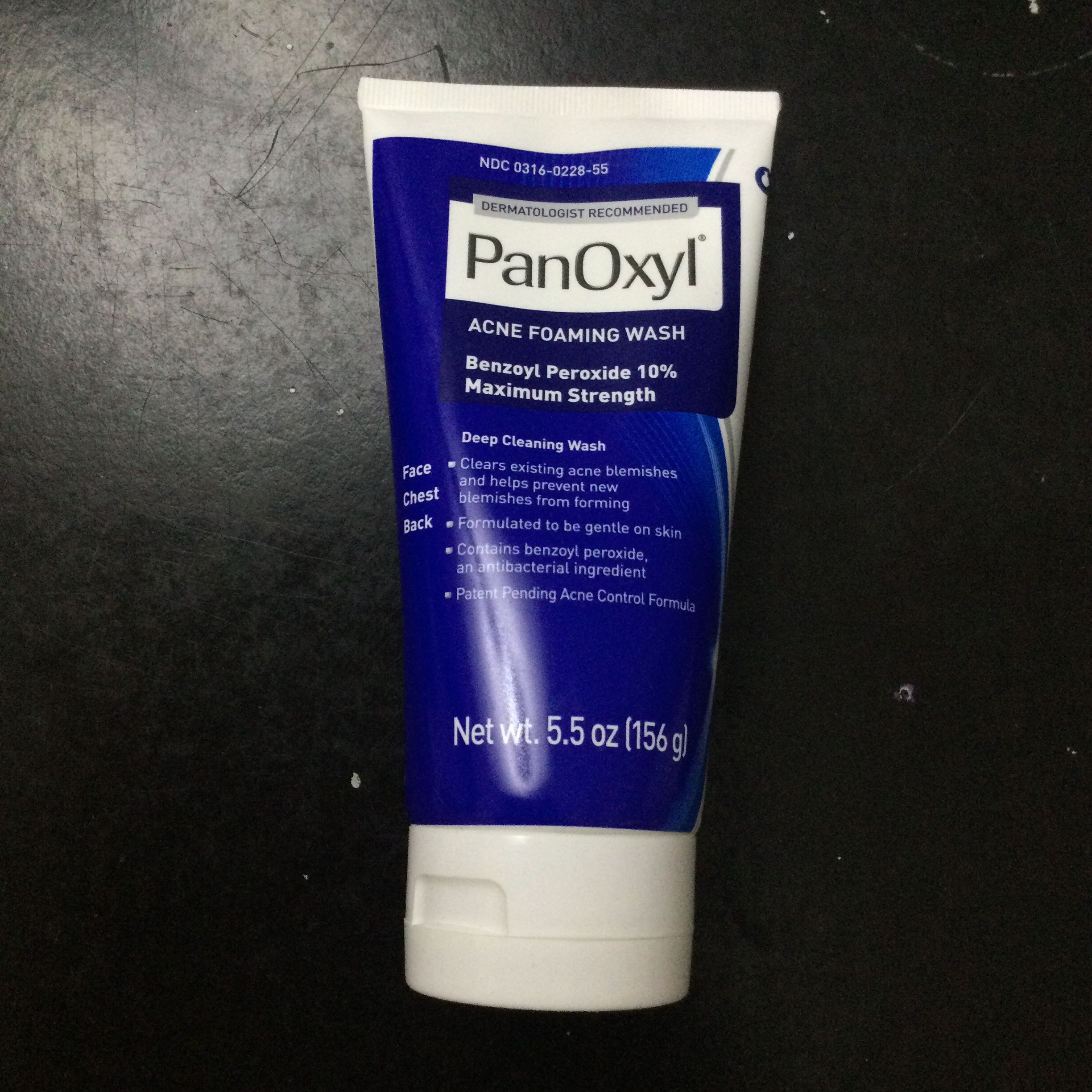 PanOxyl Acne Foaming Wash Benzoyl Peroxide 10 Maximum Strength, Beauty