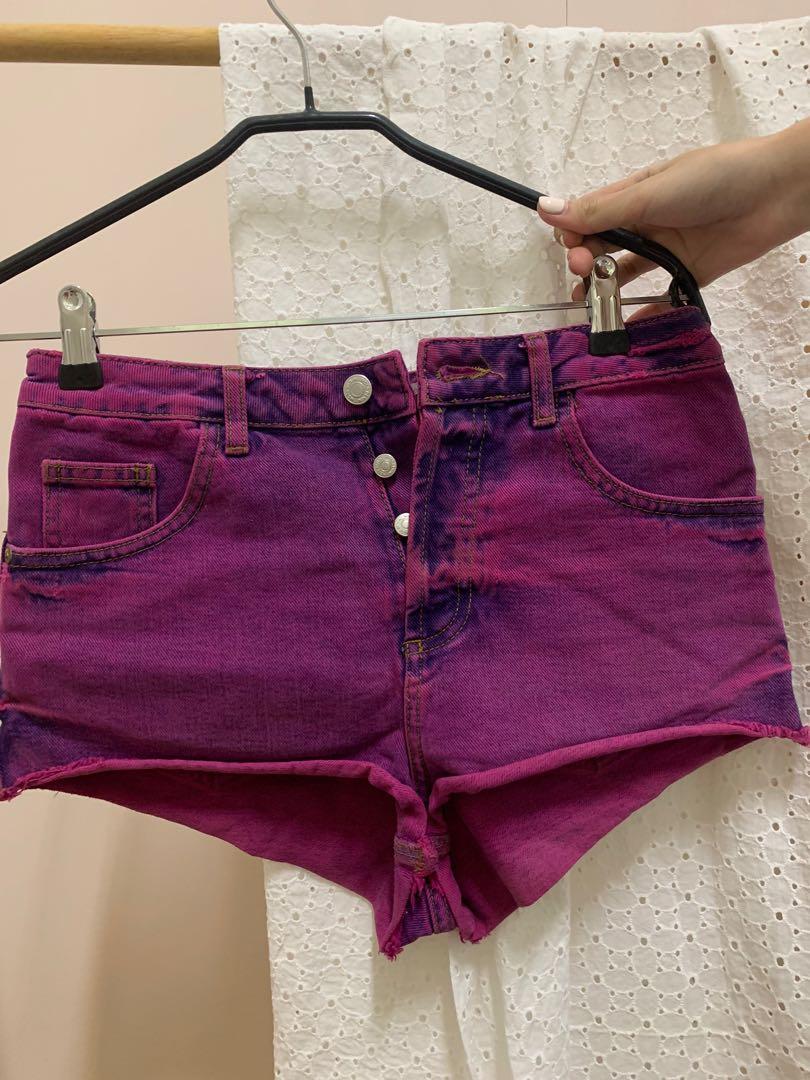 Pink Denim Shorts, Fesyen Wanita 