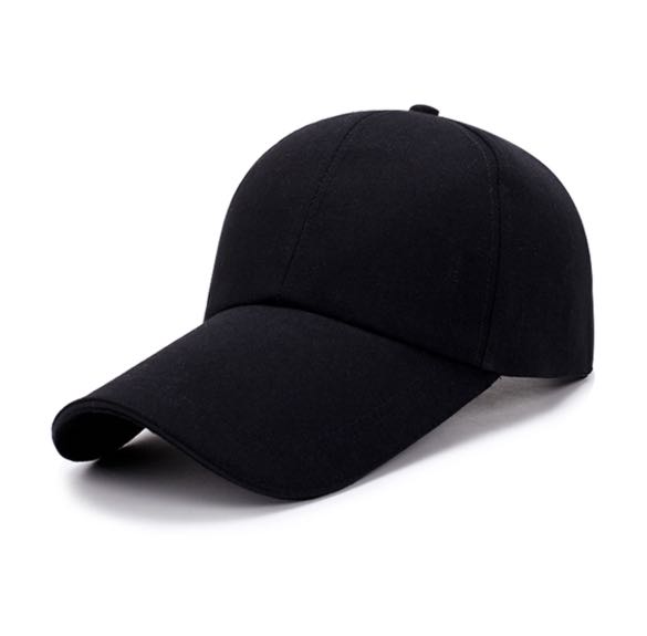 Plain Black Baseball Cap, Women's Fashion, Watches & Accessories, Hats ...